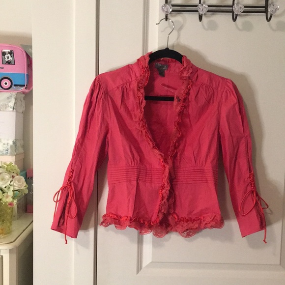 Poetry | Red Lace & Ruffles Top - Picture 13 of 13